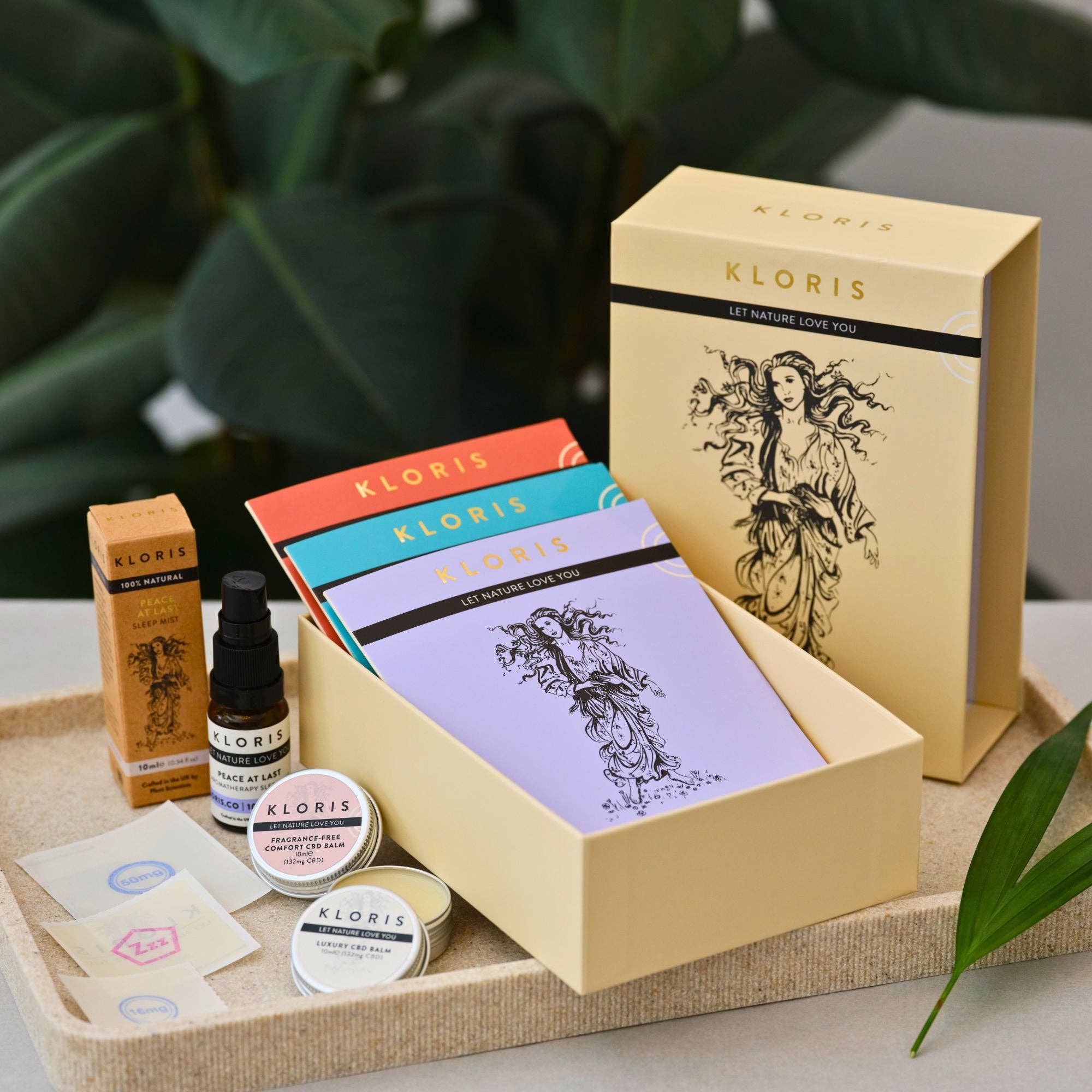 Kloris CBD Discovery Set – Calm, Comfort & Sleep Collection