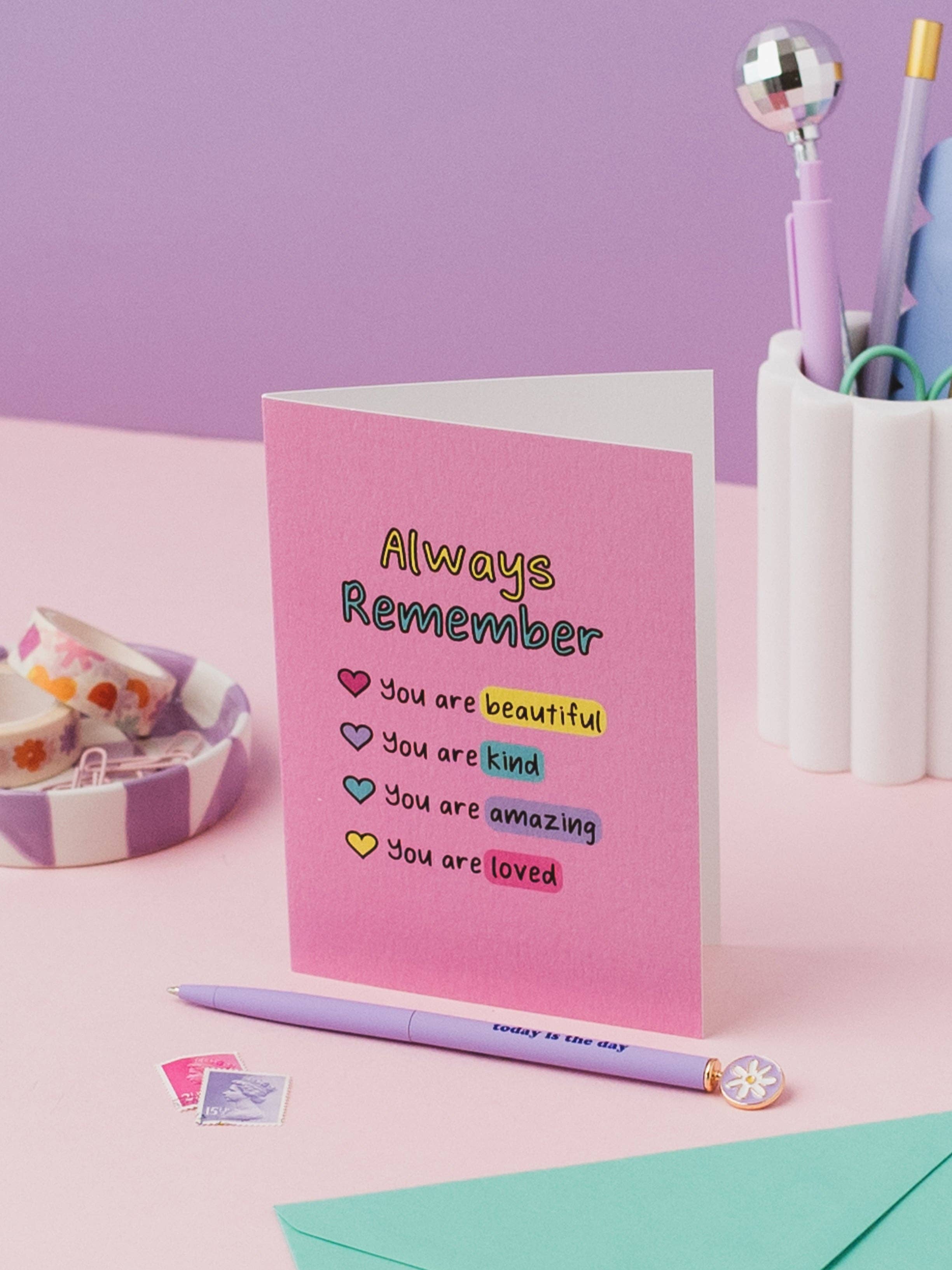 Always Remember Affirmation Greeting Card