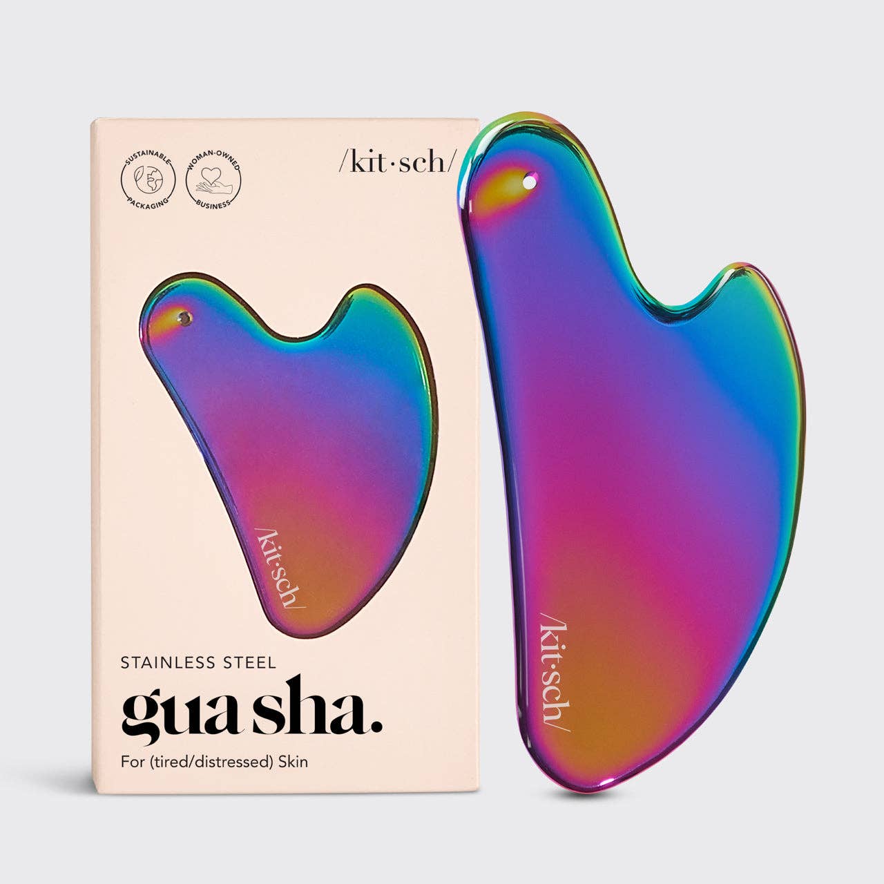 Kitsch Stainless Steel Gua Sha - Iridescent