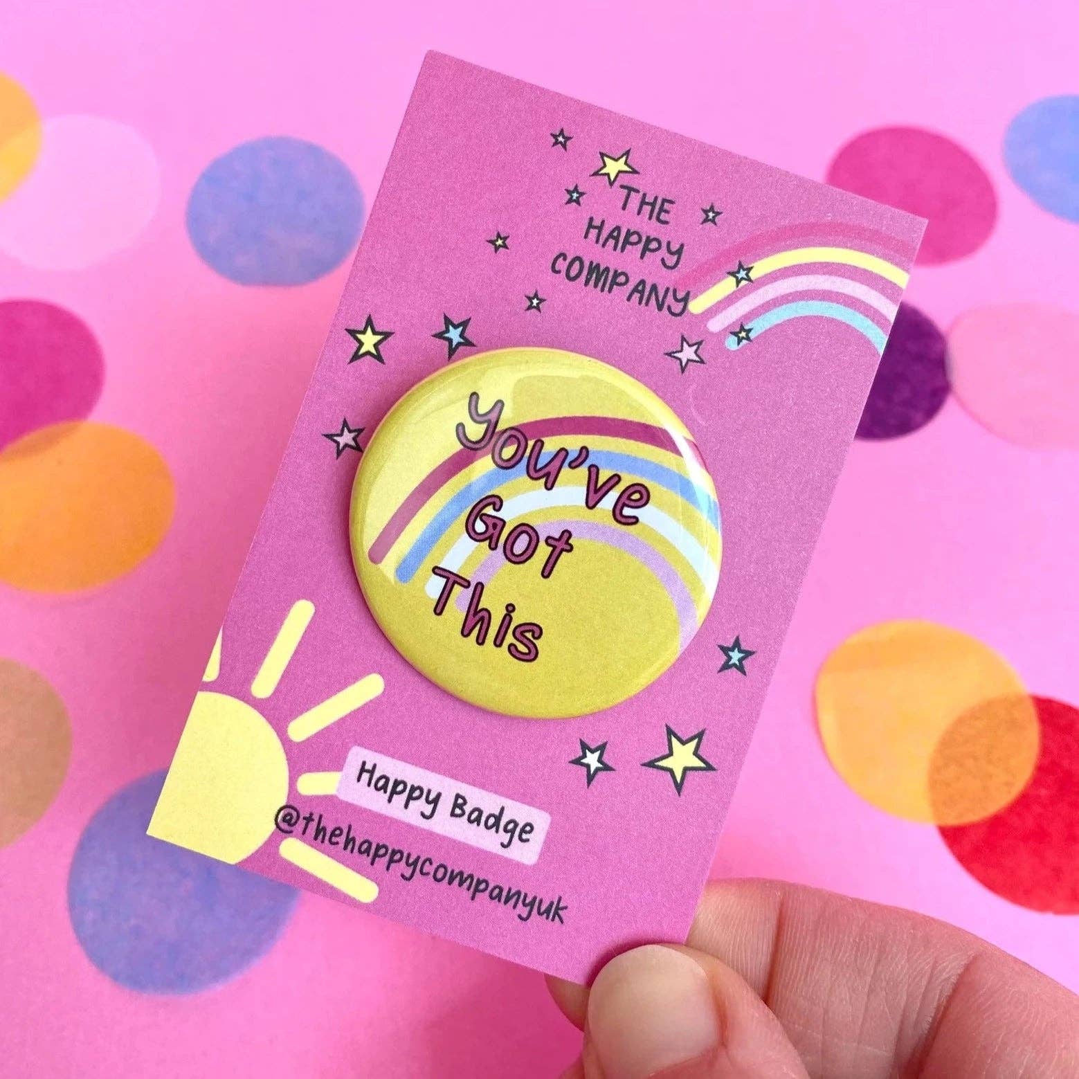 You've got this affirmation Pin Badge Positive Motivational