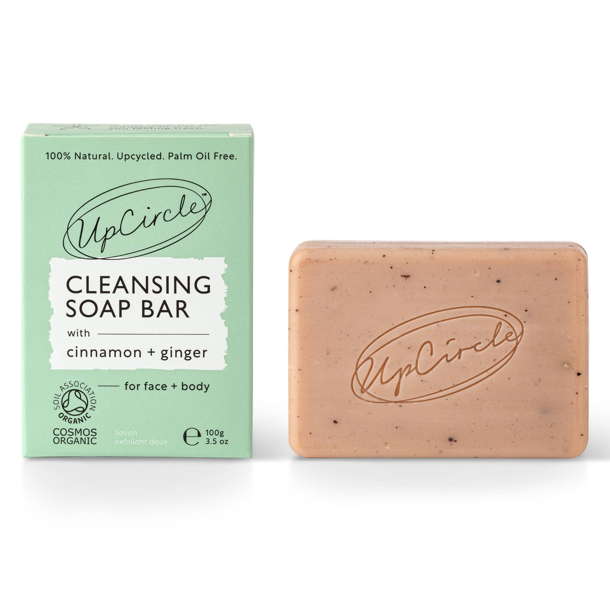 UpCircle Cleansing Soap Bar - Cinnamon + Ginger