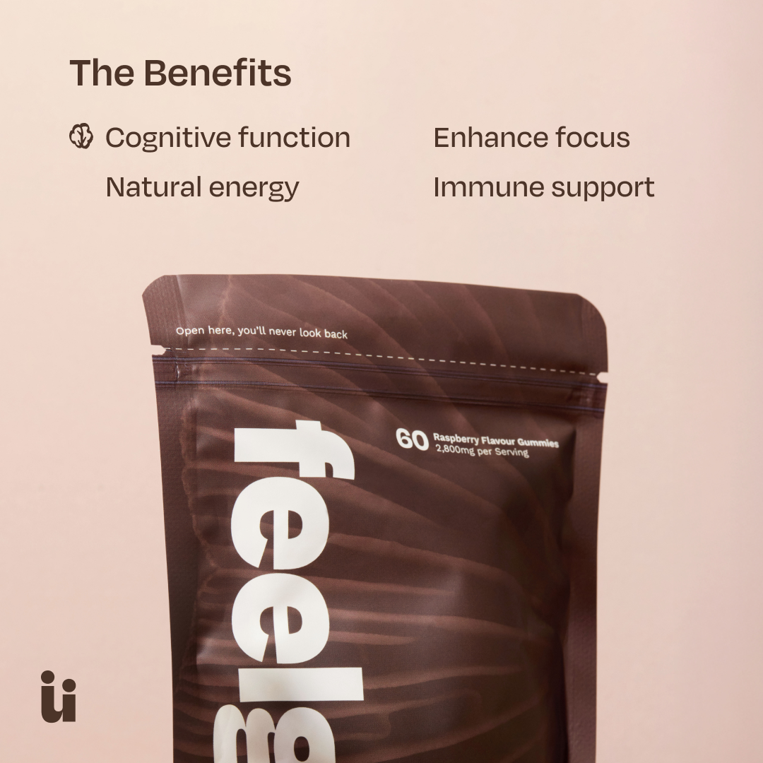 Mushroom Gummies | Lion's Mane, Reishi | Focus | IndyBest