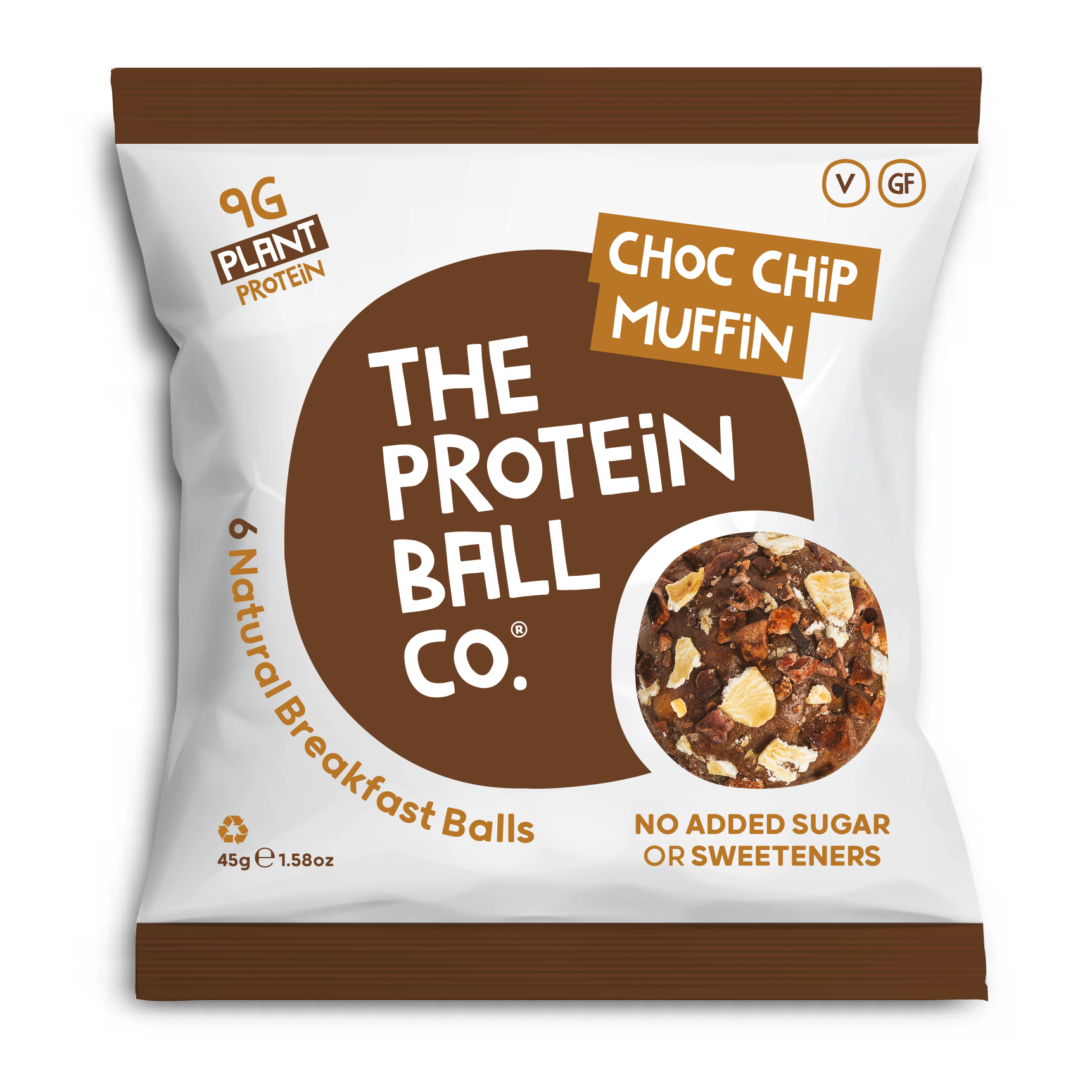 Choc Chip Muffin - Breakfast on the go 10 x 45g