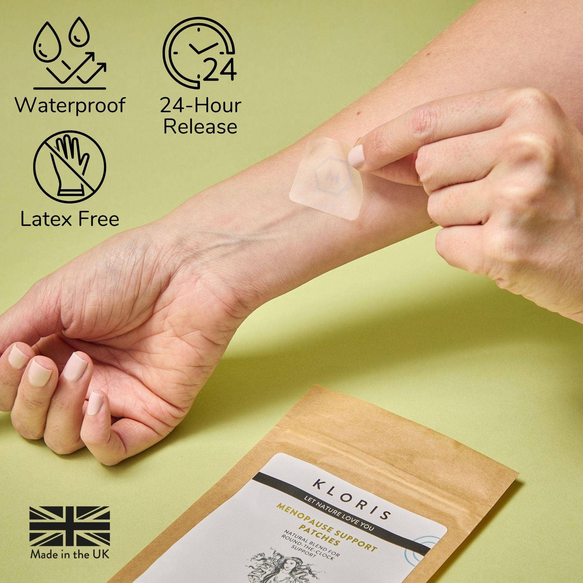 Menopause Balance Patches – Natural Daily Relief 30 Day Pack