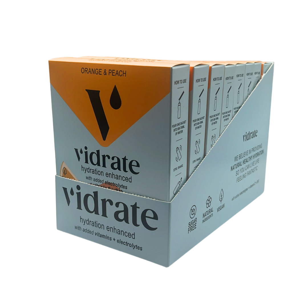 Vidrate Orange & Peach Hydration Sachets