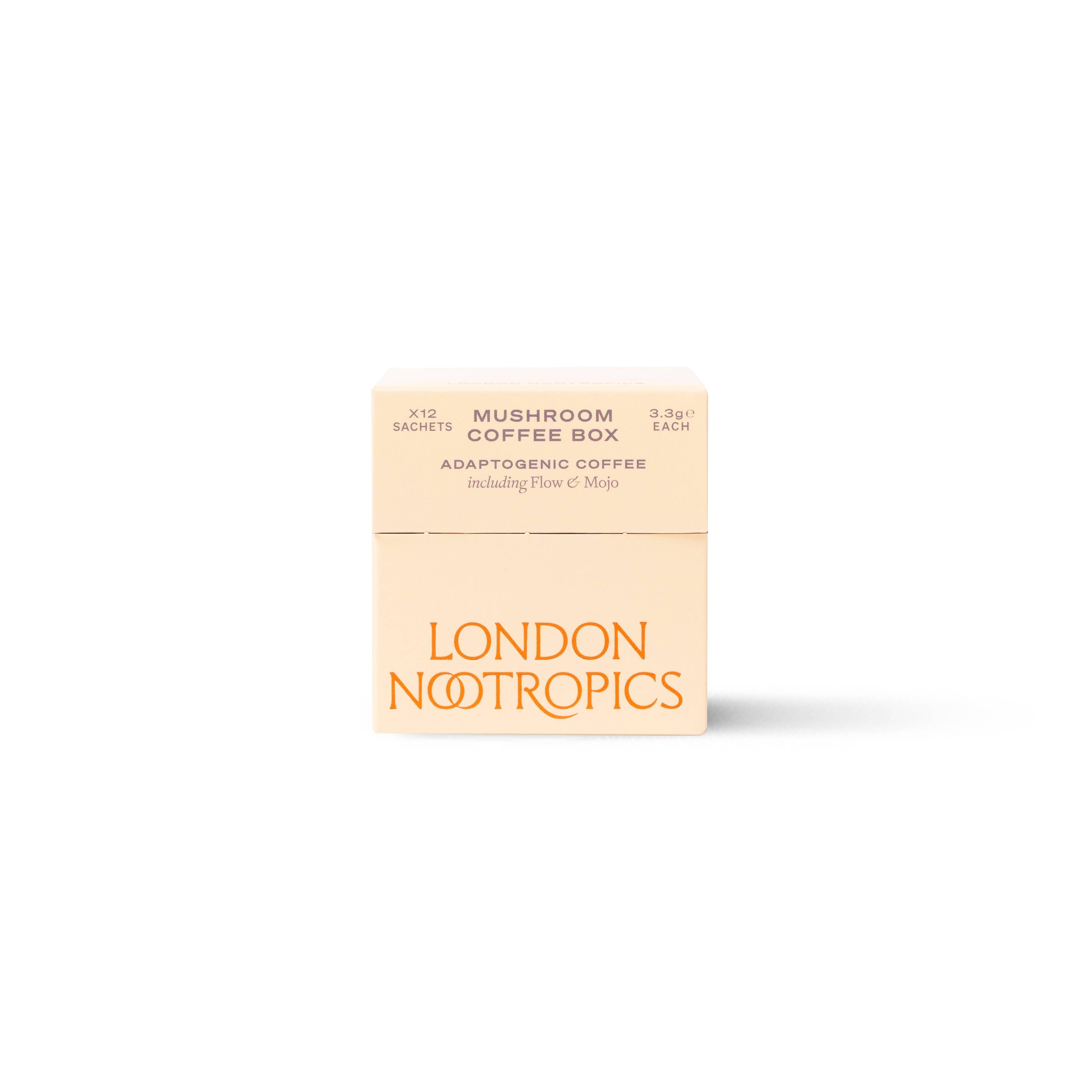 Mushroom Coffee Box by London Nootropics - 12 Sachets
