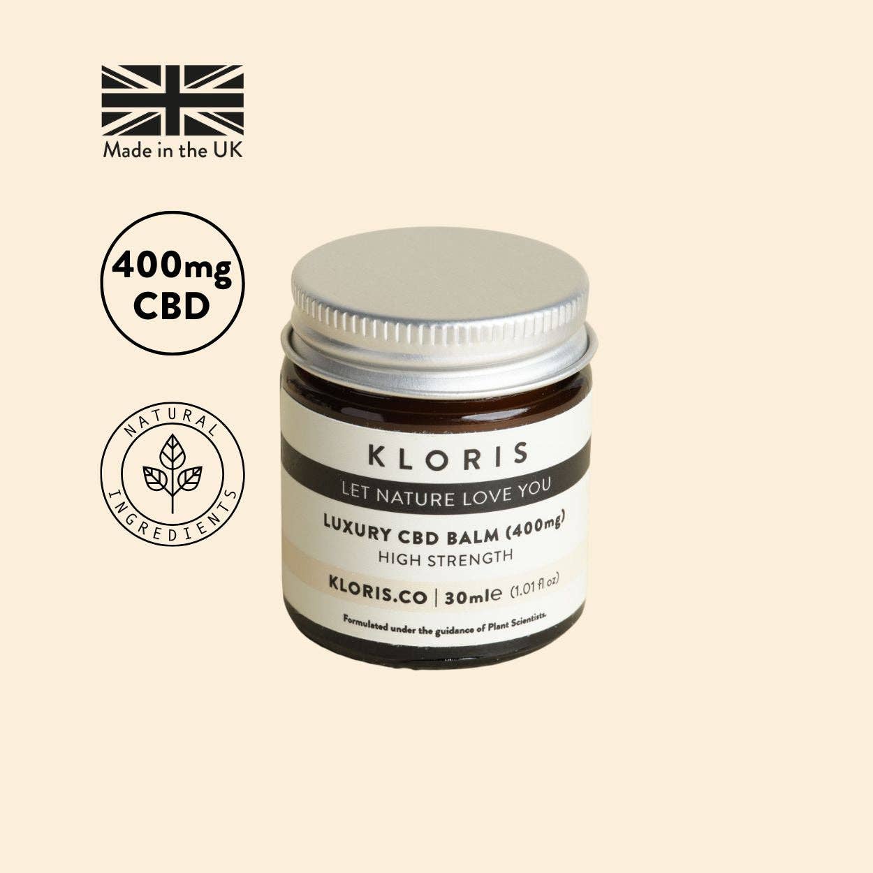 High Strength CBD & CBG Hemp Balm 800mg – Pain Relief 60ml