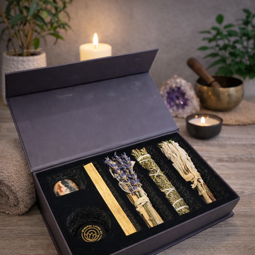 Smudge Ritual Gift Box ✺ Cleansing & Protection Set