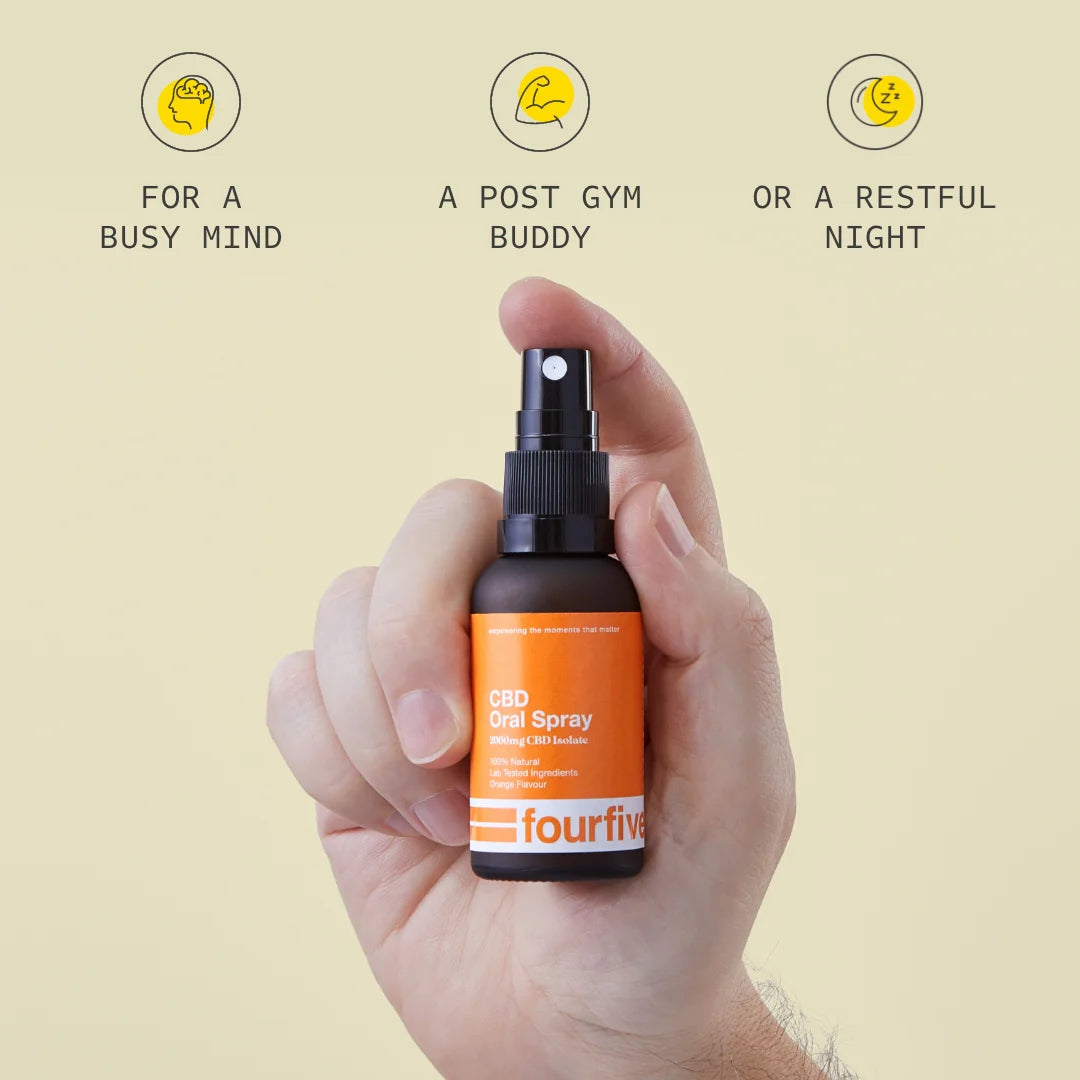 FourFive CBD Oral Spray 30ml (1000mg) Orange Oil