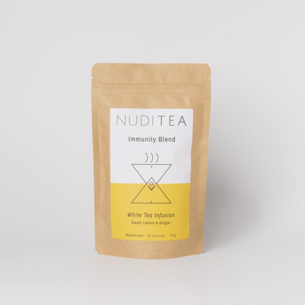 Immunity Blend � Fruit Tea Infusion � Wellness Blend � NUDITEA � Independent Whole Leaf Tea � Ethical Sustainable � 100� Plastic Free Compostable scaled