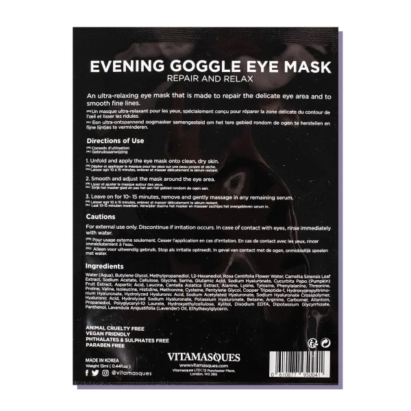 evening goggle eye mask vitamasques 4